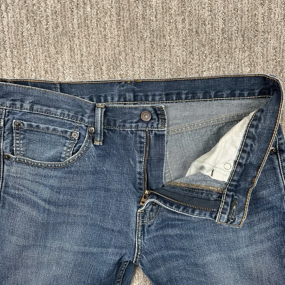 Levi's 527 Slim Bootcut Jeans Mens 34x34 Blue‎ Denim Low Rise Western Workwear